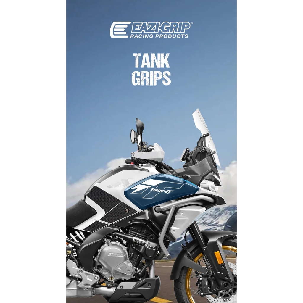 [SILCF011BL] Eazi-Grip Silicone Tank Grips for CFMOTO 700MT - image 1