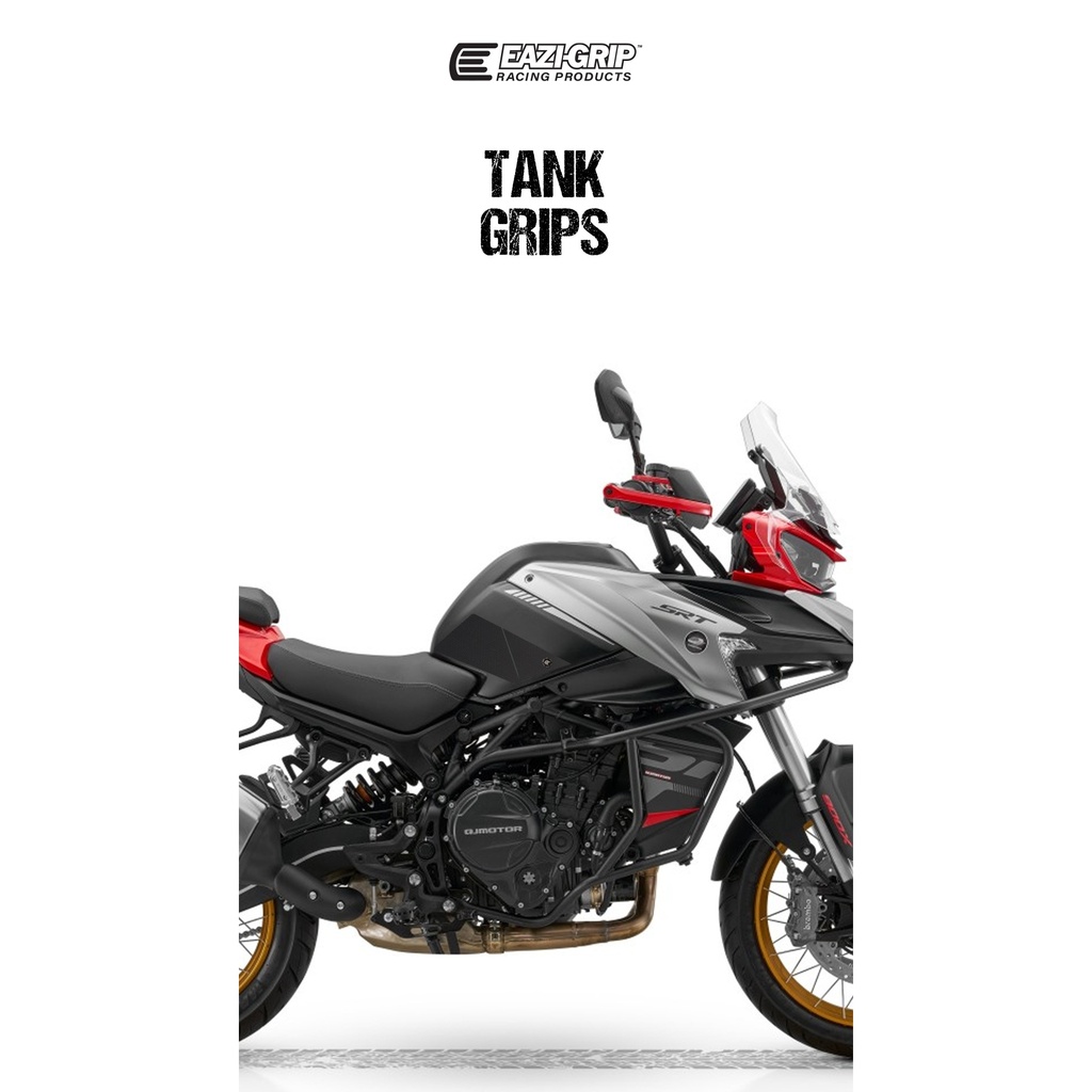 [SILQJM006BL] Eazi-Grip Silicone Tank Grips for QJMOTOR SRT 900 SX - image 1
