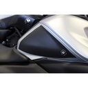 [EVO930BL] Eazi-Grip EVO Tank Grips for Yamaha MT-03 2016 - 2019, clear or black (Black) - image 1