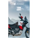 [EVO963BL] Eazi-Grip EVO Tank Grips for Yamaha Tenere 700 World Raid, clear or black (Black) - image 1