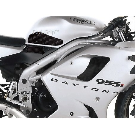 [PRO807BL] Eazi-Grip PRO Tank Grips for Triumph Daytona 955i 2002 - 2006, clear or black (Black) - image 1