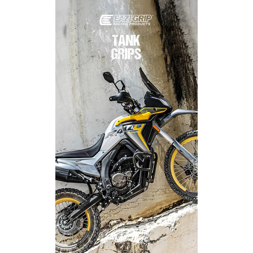 [EVOVOG004BL] Eazi-Grip EVO Tank Grips for VOGE 300GY Rally (Black) - image 1