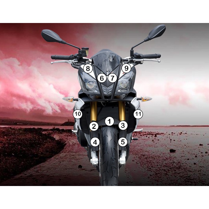 Eazi-Grip Paint Protection Film for Aprilia Tuono V4 R, gloss or matte