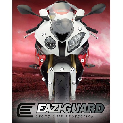 Eazi-Grip Paint Protection Film for BMW S1000RR HP4, gloss or matte