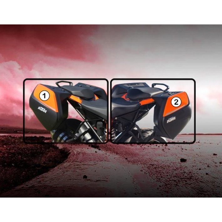 [PANNIERKTM001] Eazi-Grip Pannier Protection Film for KTM 1290 Super Duke GT, gloss or matte (Gloss)