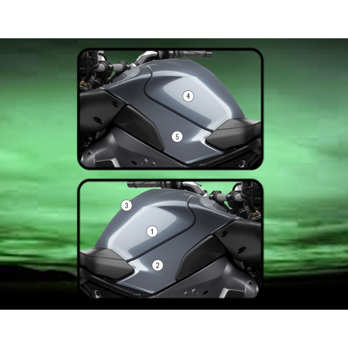 Eazi-Grip Tank Protection Film for Yamaha MT-10, gloss or matte