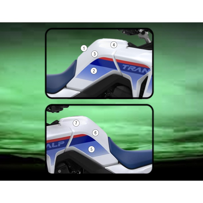 Eazi-Grip Tank Protection Film for Honda XL750 Transalp, gloss or matte
