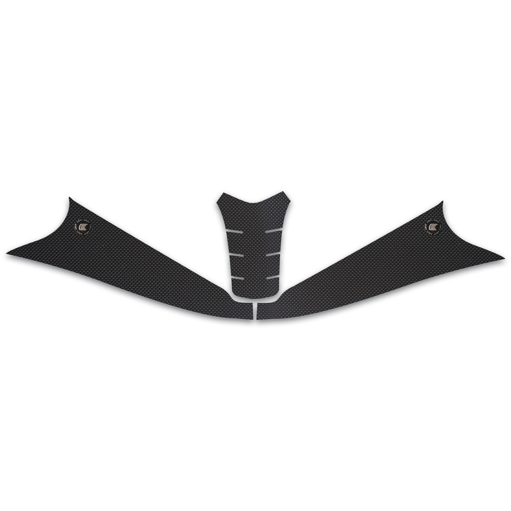 [WRAPDUC002BL] Eazi-Grip PRO Wrap-Around Tank Grip for Ducati Panigale Streefighter V2, clear or black (Black)
