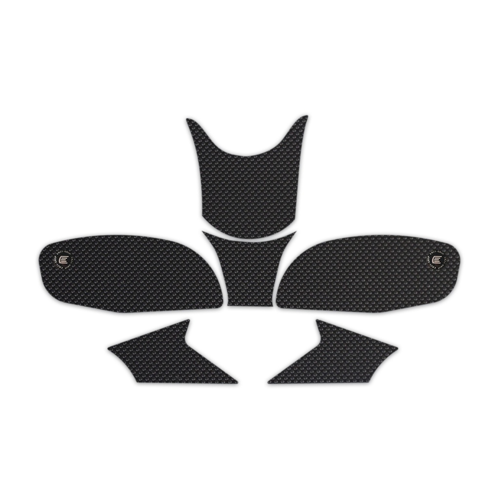 [WRAPDUC004BL] Eazi-Grip PRO Wrap-Around Tank Grip for Ducati Panigale Streefighter V4 V4R, clear or black (Black)