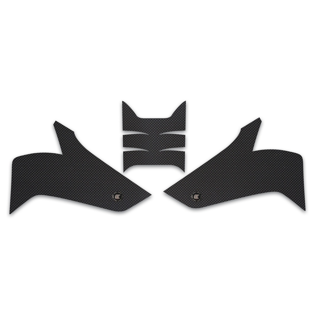 [WRAPHON003BL] Eazi-Grip PRO Wrap-Around Tank Grip for Honda Africa Twin, clear or black (Black)
