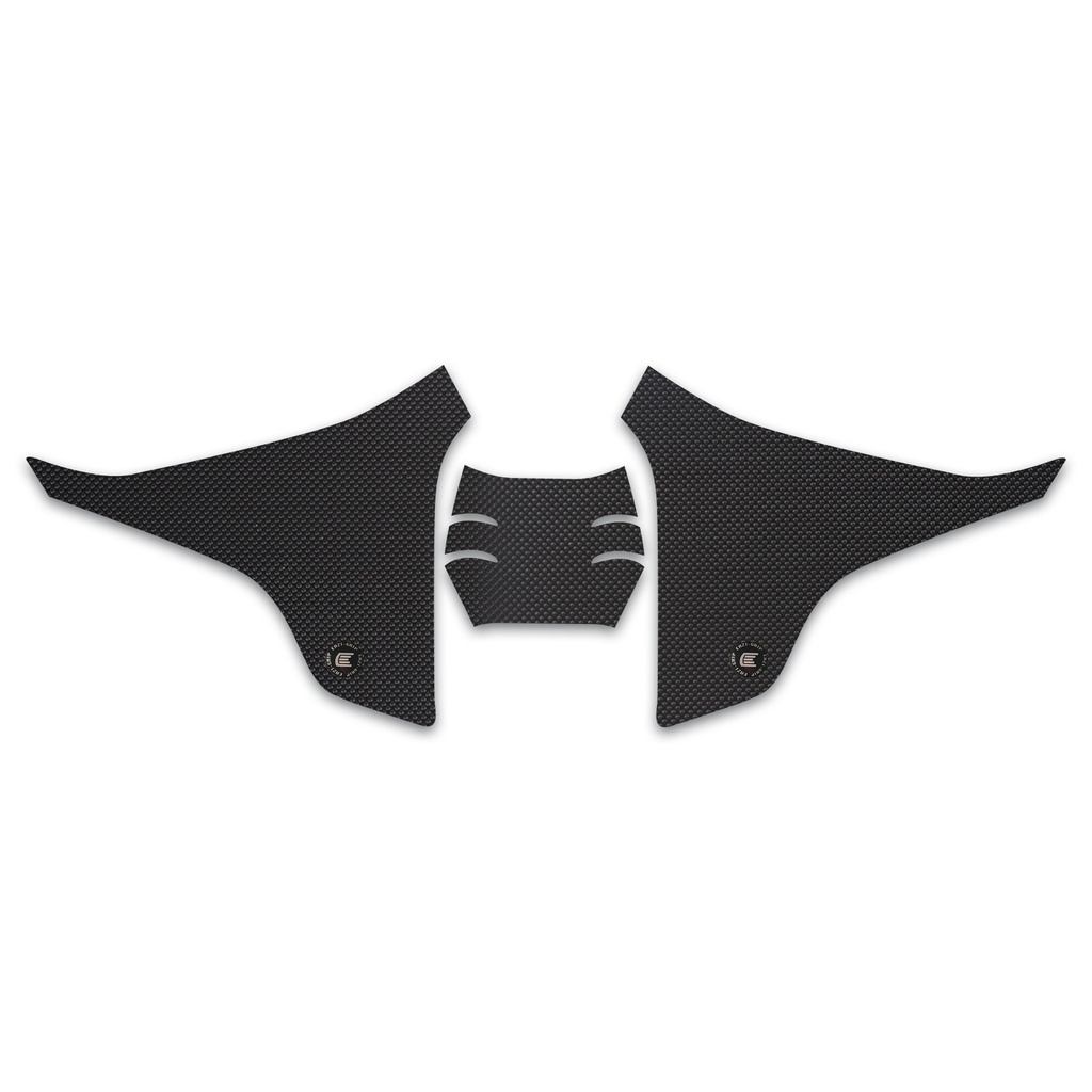 [WRAPHON004BL] Eazi-Grip PRO Wrap-Around Tank Grip for Honda Africa Twin Adventure Sports, clear or black (Black)