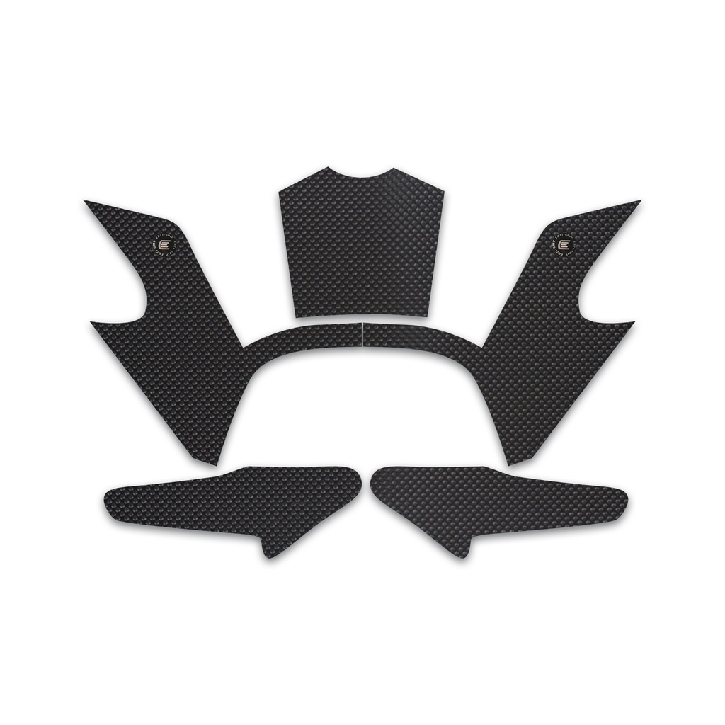 [WRAPHON006BL] Eazi-Grip PRO Wrap-Around Tank Grip for Honda CB500X, clear or black (Black)