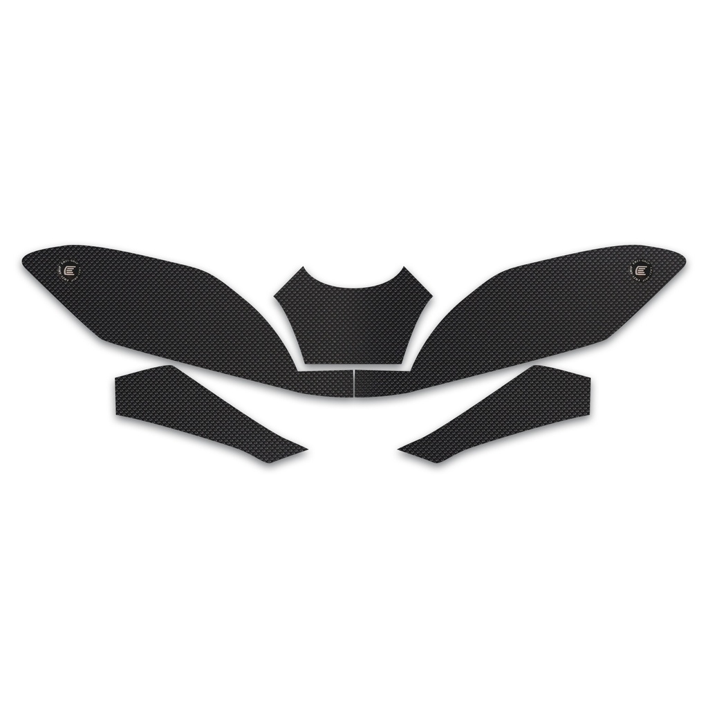 [WRAPSUZ003BL] Eazi-Grip PRO Wrap-Around Tank Grip for Suzuki GSX-S1000, clear or black (Black)