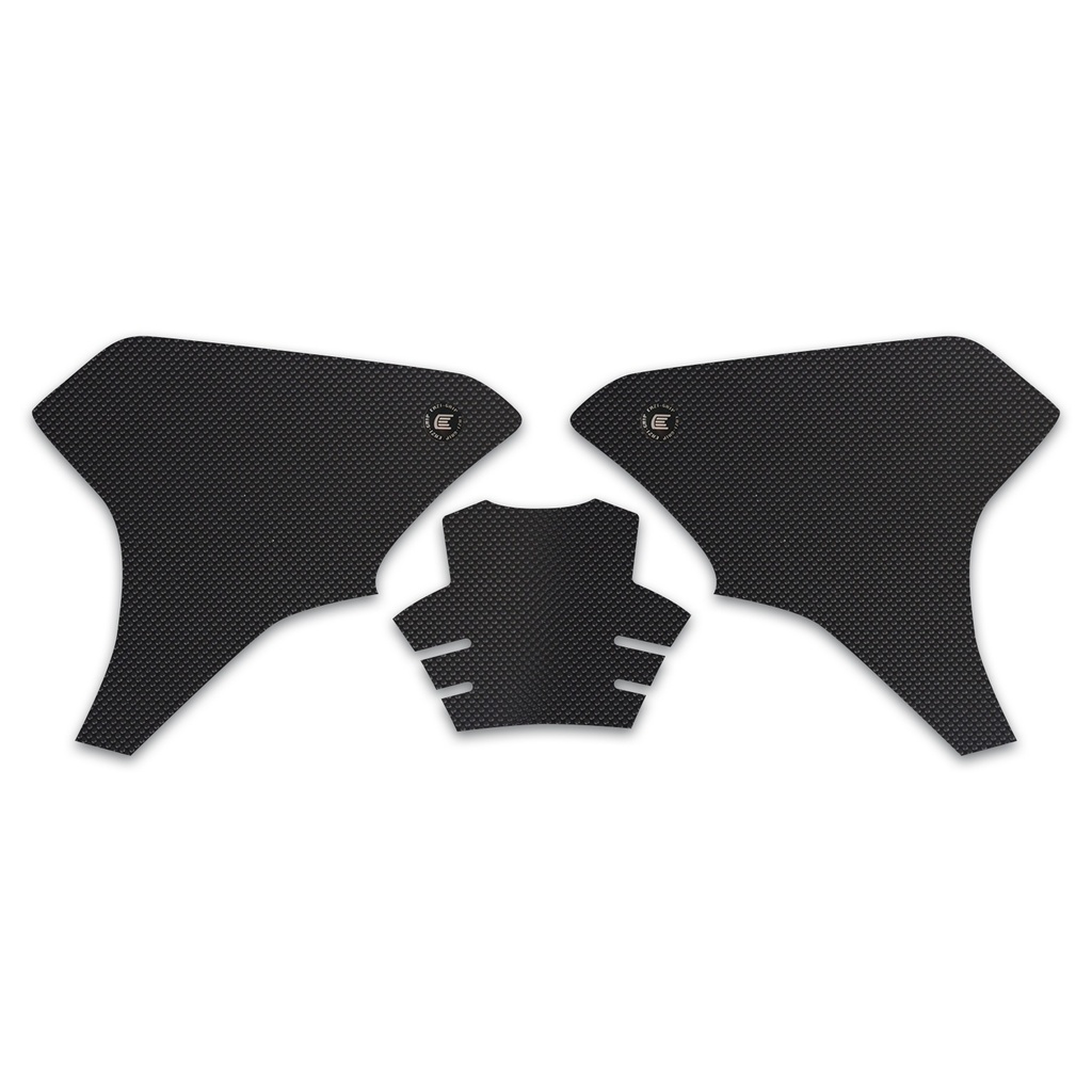 [WRAPTRI005BL] Eazi-Grip PRO Wrap-Around Tank Grip for Triumph Tiger 900 850 Sport, clear or black (Black)