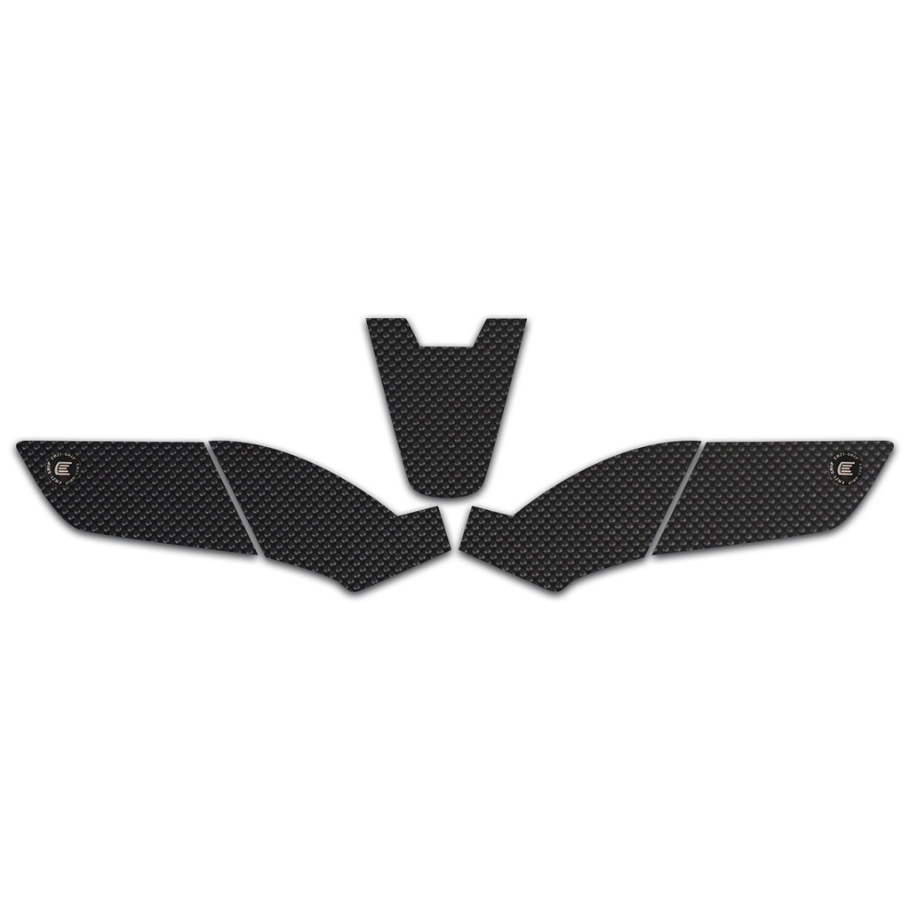 [WRAPYAM009BL] Eazi-Grip PRO Wrap-Around Tank Grip for Yamaha YZF-R7, clear or black (Black)