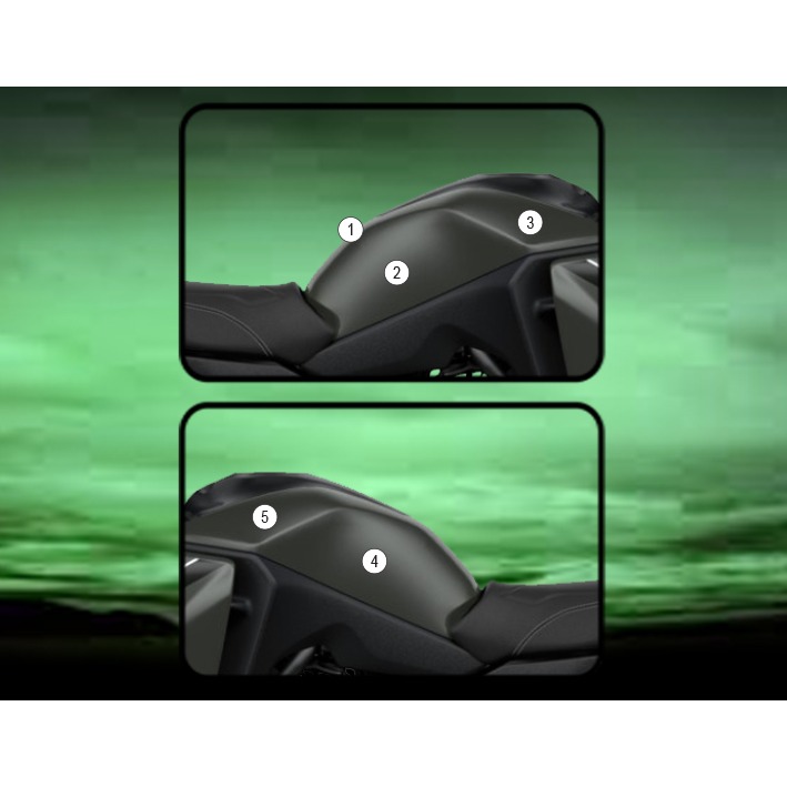 Eazi-Grip Tank Protection Film for Yamaha Tracer 7, gloss or matte