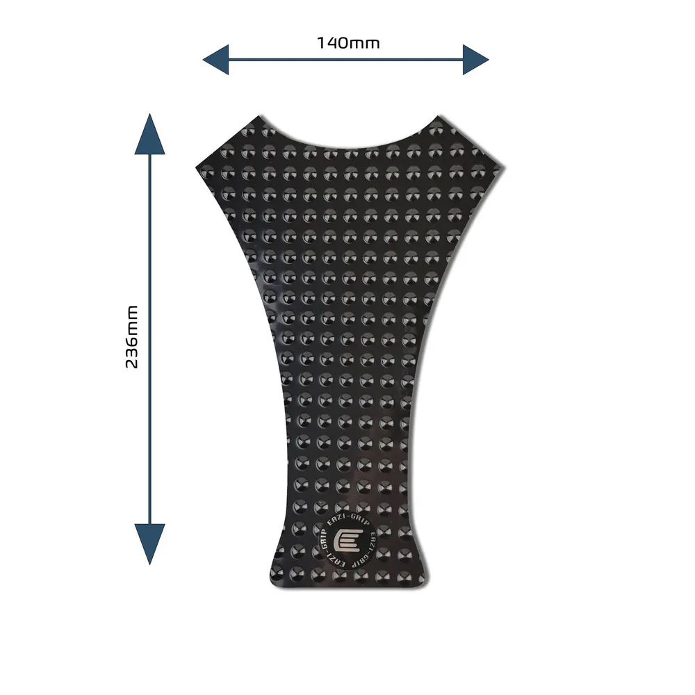 [EVOCENTREPADBBL] Eazi-Grip EVO Centre Tank Pad B 140mm x 236mm, clear or black (Black)