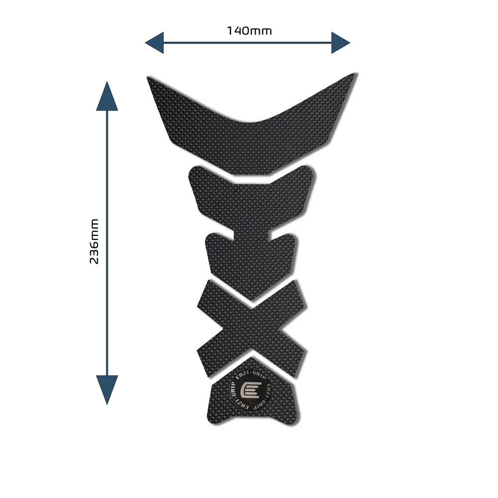 Eazi-Grip PRO Centre Tank Pad C 140mm x 236mm, clear or black