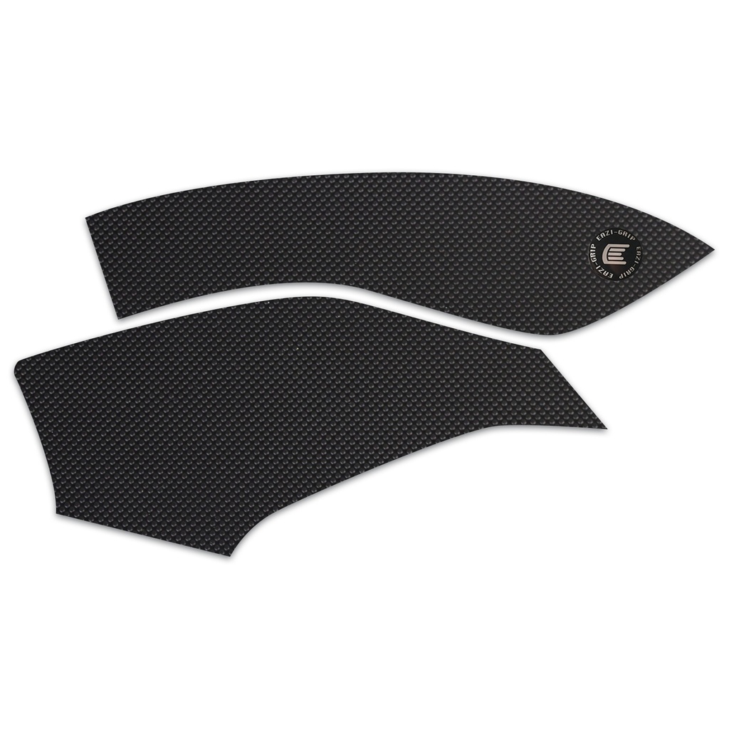 [PROQJM004BL] Eazi-Grip PRO Tank Grips for QJMOTOR SRK 421 RR, clear or black (Black)