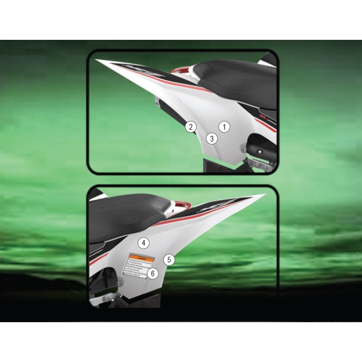 [GUARDYAM025] Eazi-Grip Paint Protection Film for Yamaha YFZ450R, gloss or matte (Gloss)